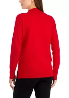 Women's Très Chic Mock Neck Sweater