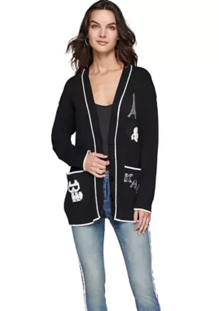 Women's Paris Piping Cardigan