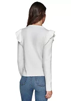 Women's C'est La Vie Ruffle Sweater