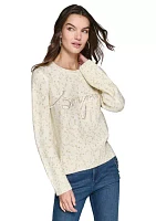 Women's Bonjour Eyelash Sweater