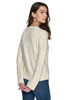 Women's Bonjour Eyelash Sweater