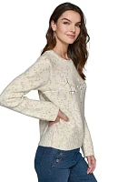 Women's Bonjour Eyelash Sweater