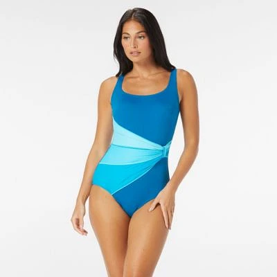 Draped Sash One Piece Swimsuit