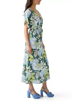 Women's Artistic Garden Midi Dress