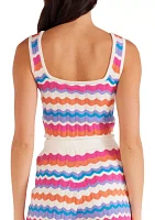 Women's Wilma Pointelle Knit Tank Top