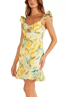 Solstice Tie Front Mini Dress