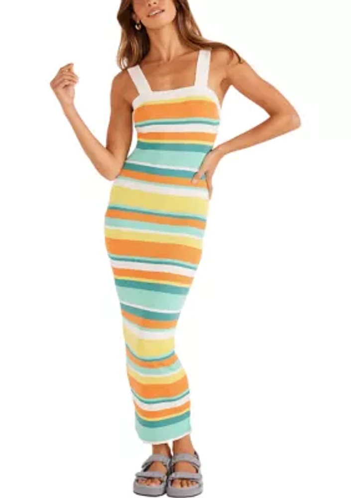 Women's Kosa Striped Knit Midi Dress