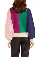 Women's Kelsey Color Block Knit Sweater