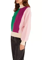 Women's Kelsey Color Block Knit Sweater