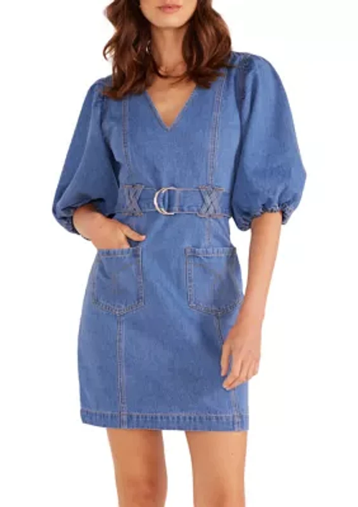 Peyton Denim Midi Dress