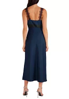 Women's Erin Lace Trim Midi Dress