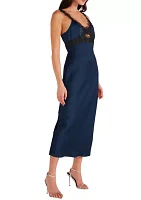 Women's Erin Lace Trim Midi Dress