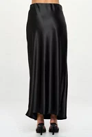 SATIN MAXI SKIRT