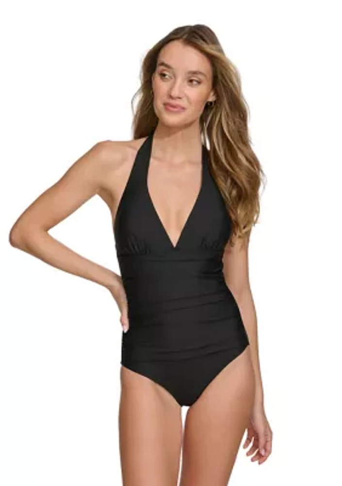 Halter Mio One Piece Swimsuit with Underwire