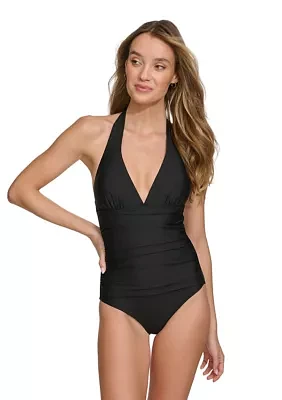 Halter Mio One Piece Swimsuit with Underwire