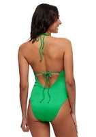 Variegated Rib Loop Front One Piece