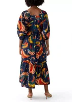 Women's Rhea Printed Tie Waist Dress