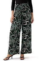 Women's Printed Wide Leg Pants