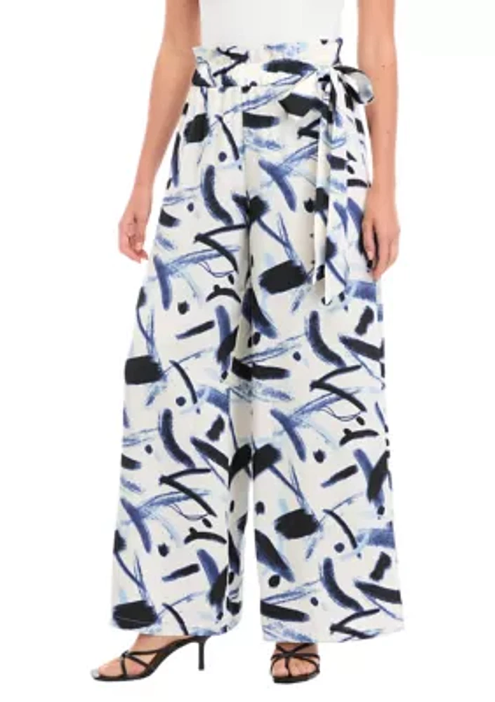 Women's Printed Wide Leg Pants