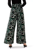 Women's Printed Wide Leg Pants