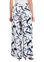 Women's Printed Wide Leg Pants