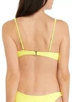 Mini Herringbone Underwire Bikini Swim Top