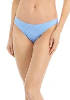 Swirly Textured Cheeky Hipster Swim Bottoms