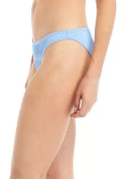 Swirly Textured Cheeky Hipster Swim Bottoms