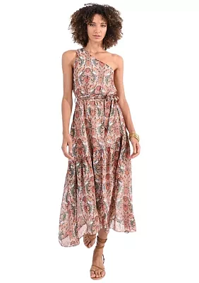 Women's One Shoulder Maxi Dress