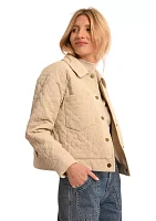 Women's Floral Stitch Jacket