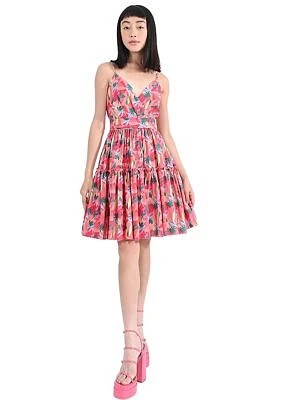 Women's Printed Tie Back Dress