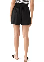 Cotton Pull On Shorts with Drawstring