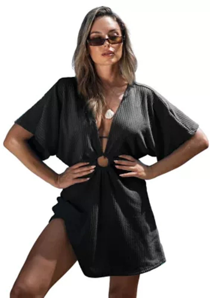 Short Sleeve Swim Cover Up