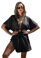 Short Sleeve Swim Cover Up