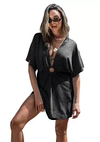 Short Sleeve Swim Cover Up