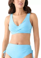 Wrap Front Bikini Swim Top