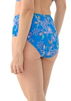 Paisley High Rise Full Coverage Swim Bottoms