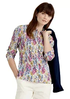 Women's Larissa Printed Organic Cotton Shirt