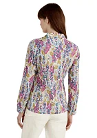 Women's Larissa Printed Organic Cotton Shirt