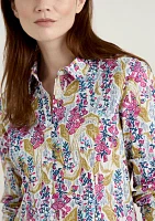 Women's Larissa Printed Organic Cotton Shirt