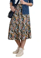 Women's Orchard Printed Jersey Skirt