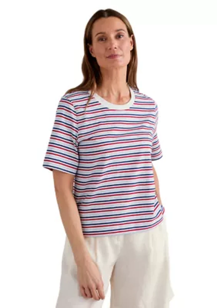 Women's Copseland Striped Organic Cotton T-Shirt