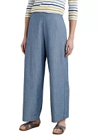 Women's Calluna Wide Leg Chambray Pants