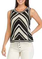 Women's Sleeveless Crochet Top