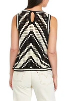 Women's Sleeveless Crochet Top