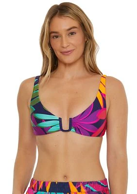 Wailea Palm U-Wire Bra Swim Top