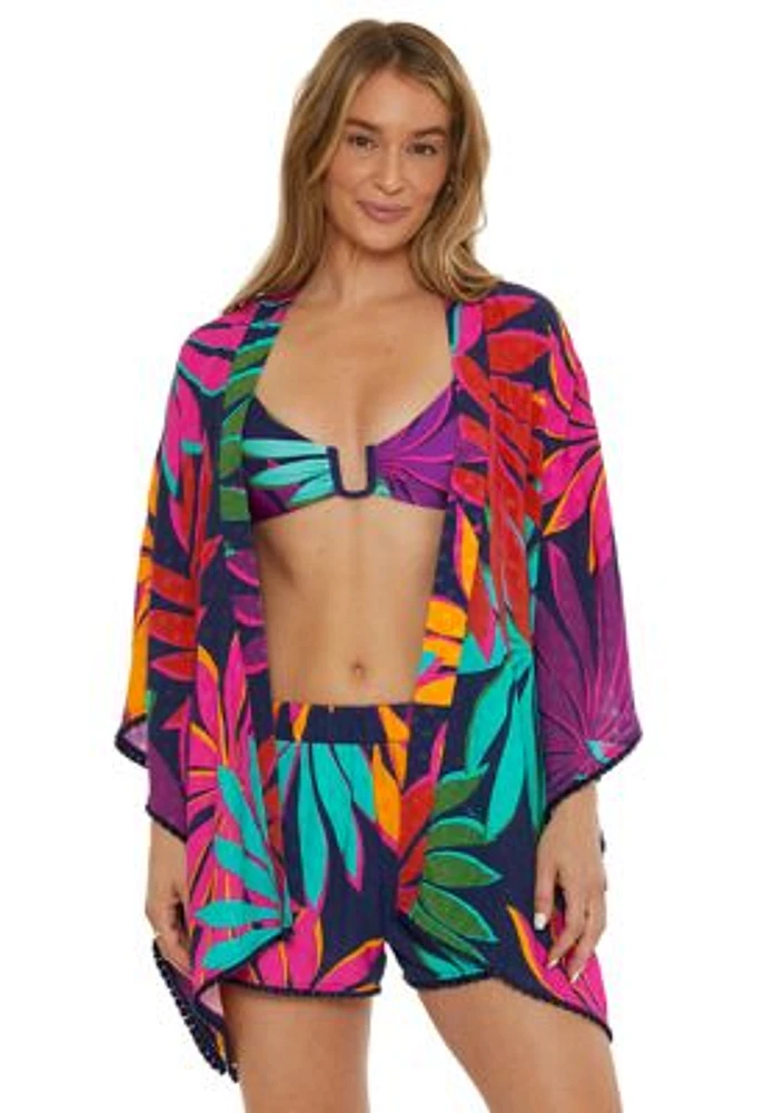 Wailea Open Front Tunic Swim Cover Up