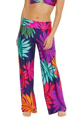 Wailea Palm Swim Cover Up Pants