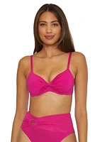 Monaco Underwire Solid Bikini Swim Top