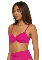 Monaco Underwire Solid Bikini Swim Top